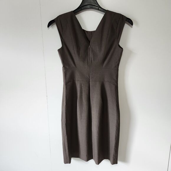 The Limited Collection Brown Sheath Dress Women’s Size 2 Cap Sleeve Career Work - Picture 4 of 9